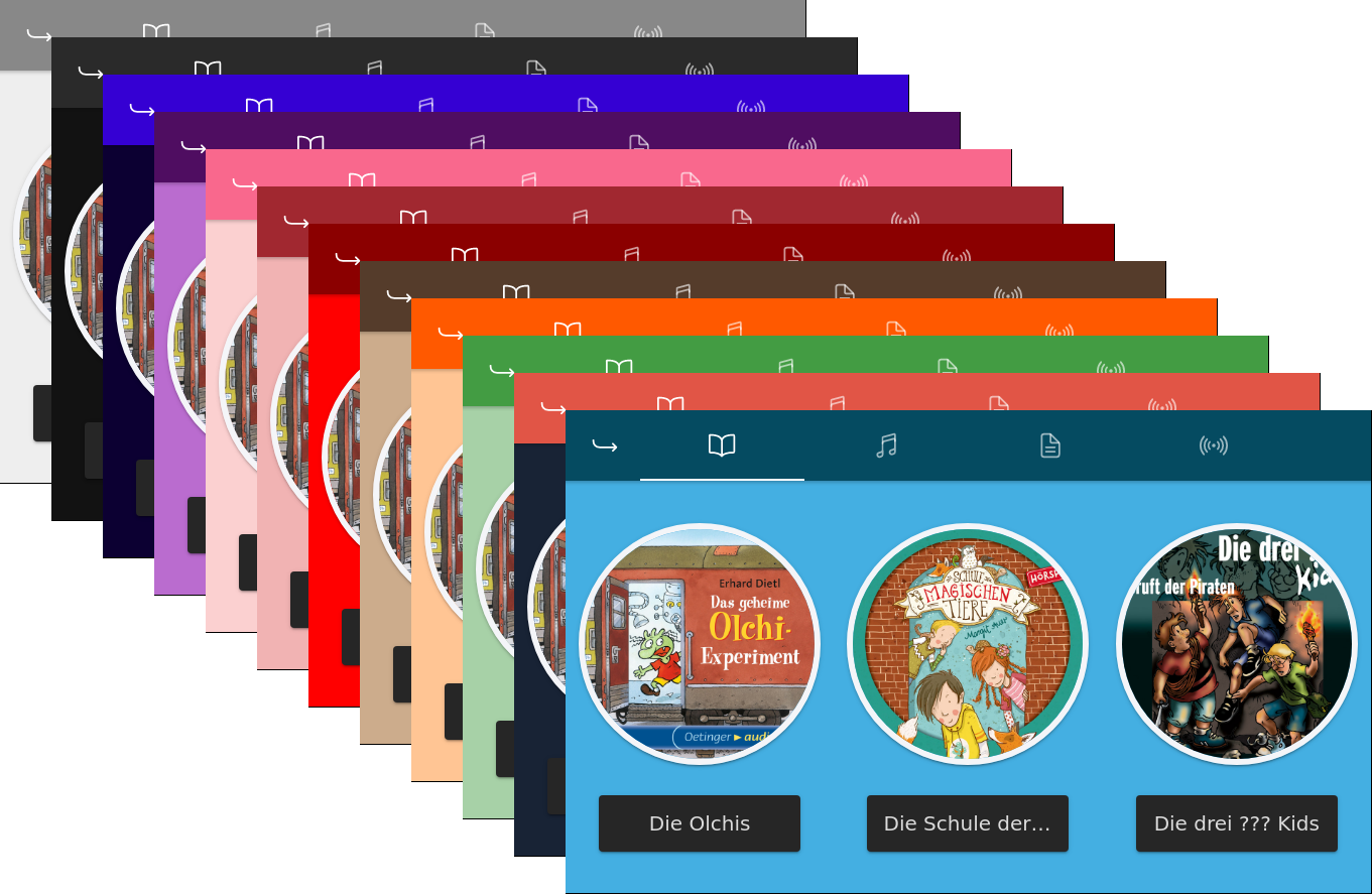Eine Auswahl der Themes